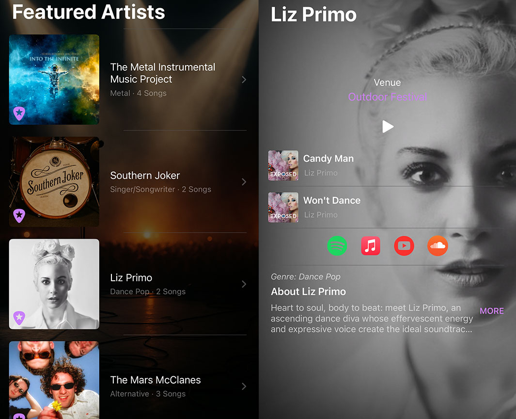 LiveTunes Featured Screenshot